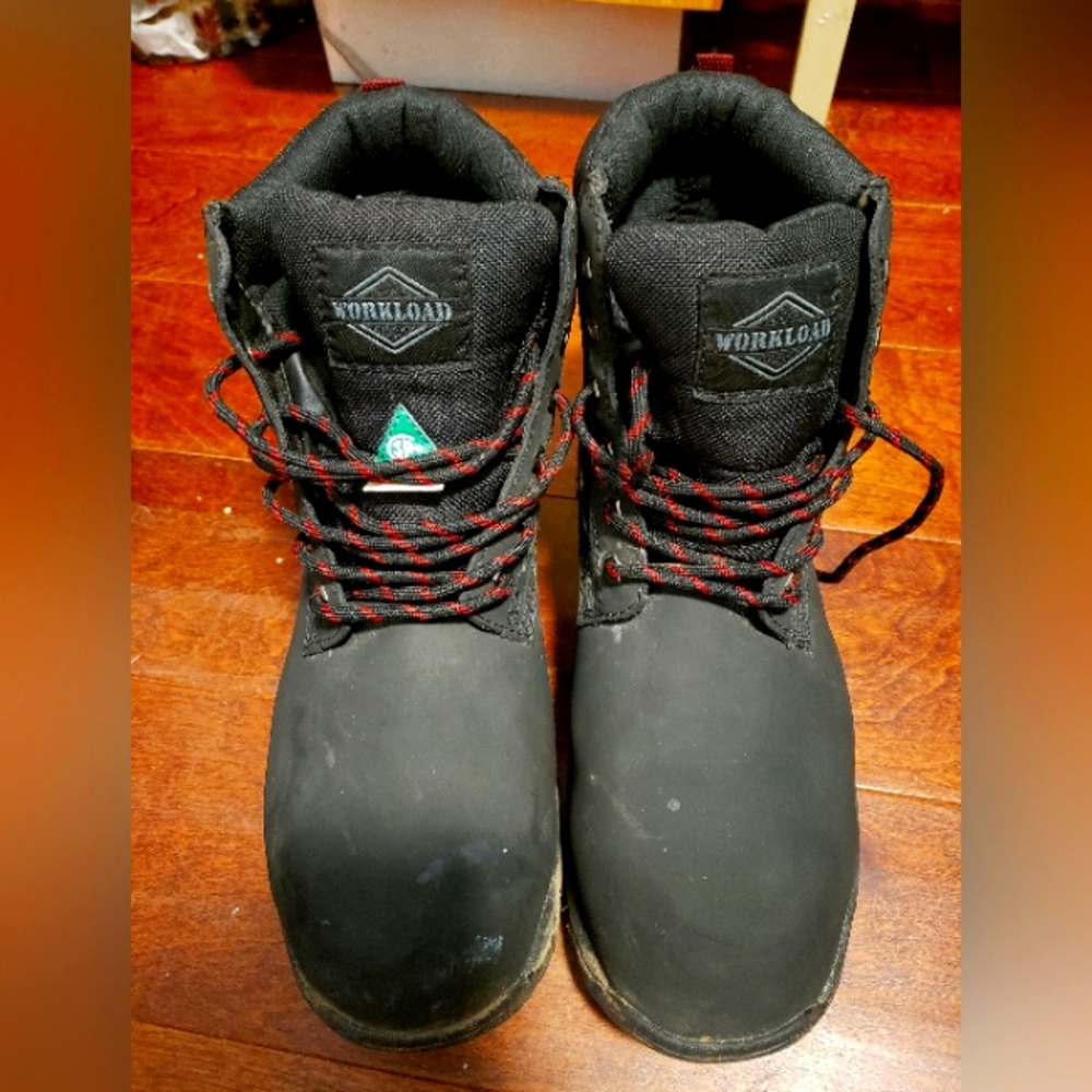 WORKLOAD Stealtoe boots.